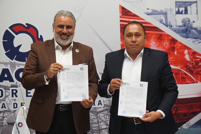 Signan convenio Canacintra Morelia e Imcufide