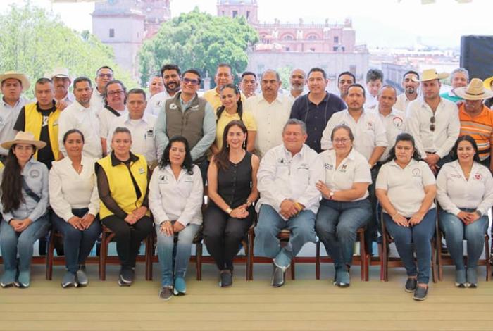Sindicatos de Michoacán reconocen liderazgo y trayectoria de Gaby Molina