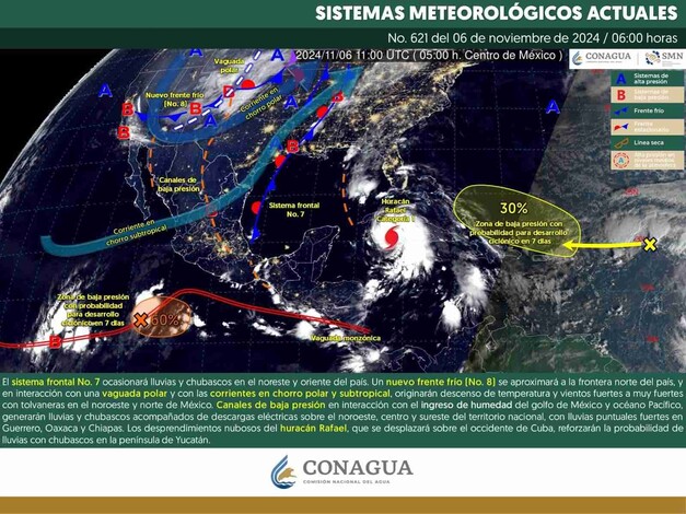 SMN pronostica lluvias puntuales fuertes en Michoacán