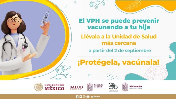 SSM aplica vacuna contra el VPH que protege contra el cáncer cervicouterino