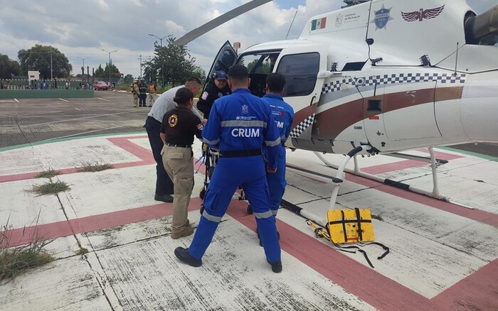 SSM realizó en 2024 más de 140 traslados en ambulancia aérea