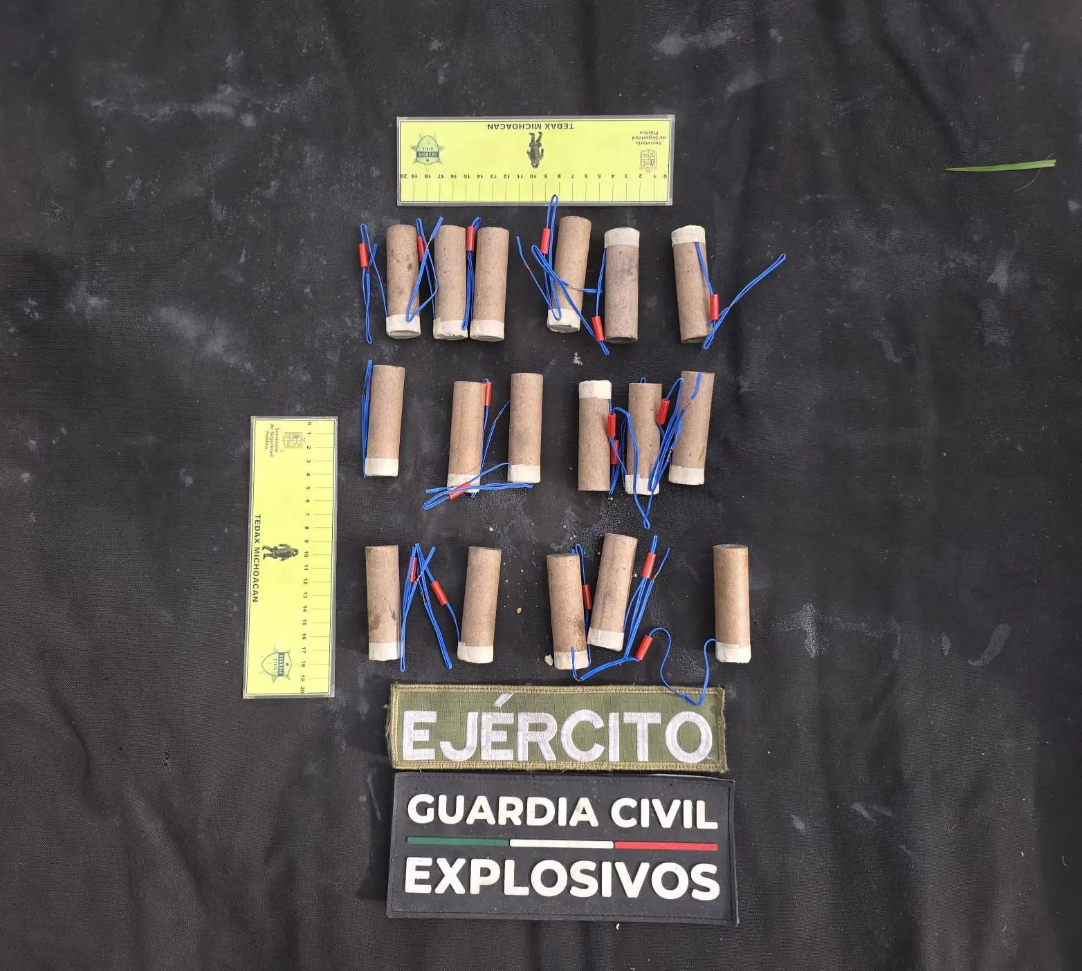 SSP desactiva 17 artefactos explosivos de pirotecnia en Uruapan
