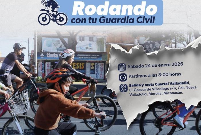 SSP invita a Rodando con tu Guardia Civil, el próximo sábado 24 de enero