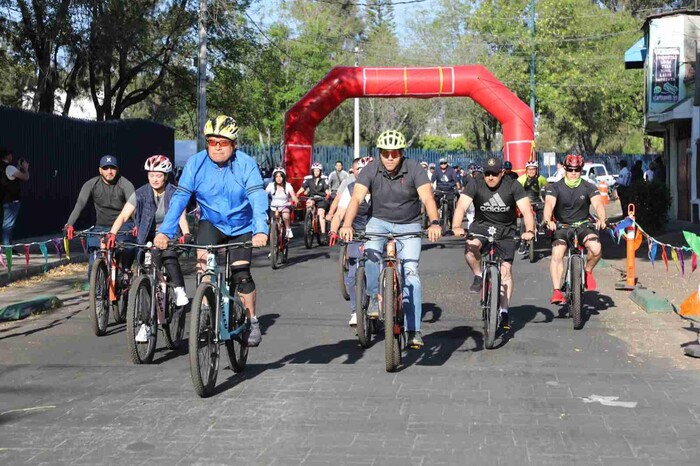 SSP lleva a cabo Rodando la bici con tu Guardia Civil en Morelia