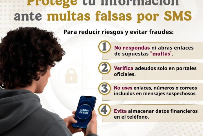 SSPC emite recomendaciones para evitar fraudes por multas de tránsito falsas vía SMS