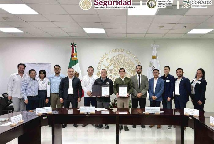 SSPC y CONADE renuevan convenio para promover el deporte en centros penitenciarios federales