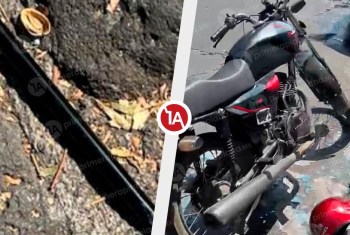 Sujeto at4ca a tres hombres con un tolete en el Centro de Morelia
