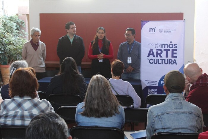 Supera registro de participantes, curso de Formadores Culturales Morelia 2025