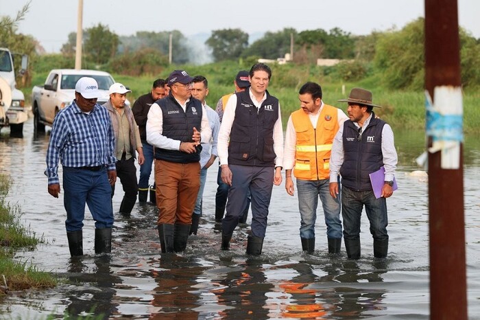 Supervisa Alfonso Martínez labores de apoyo en los Itzícuaros