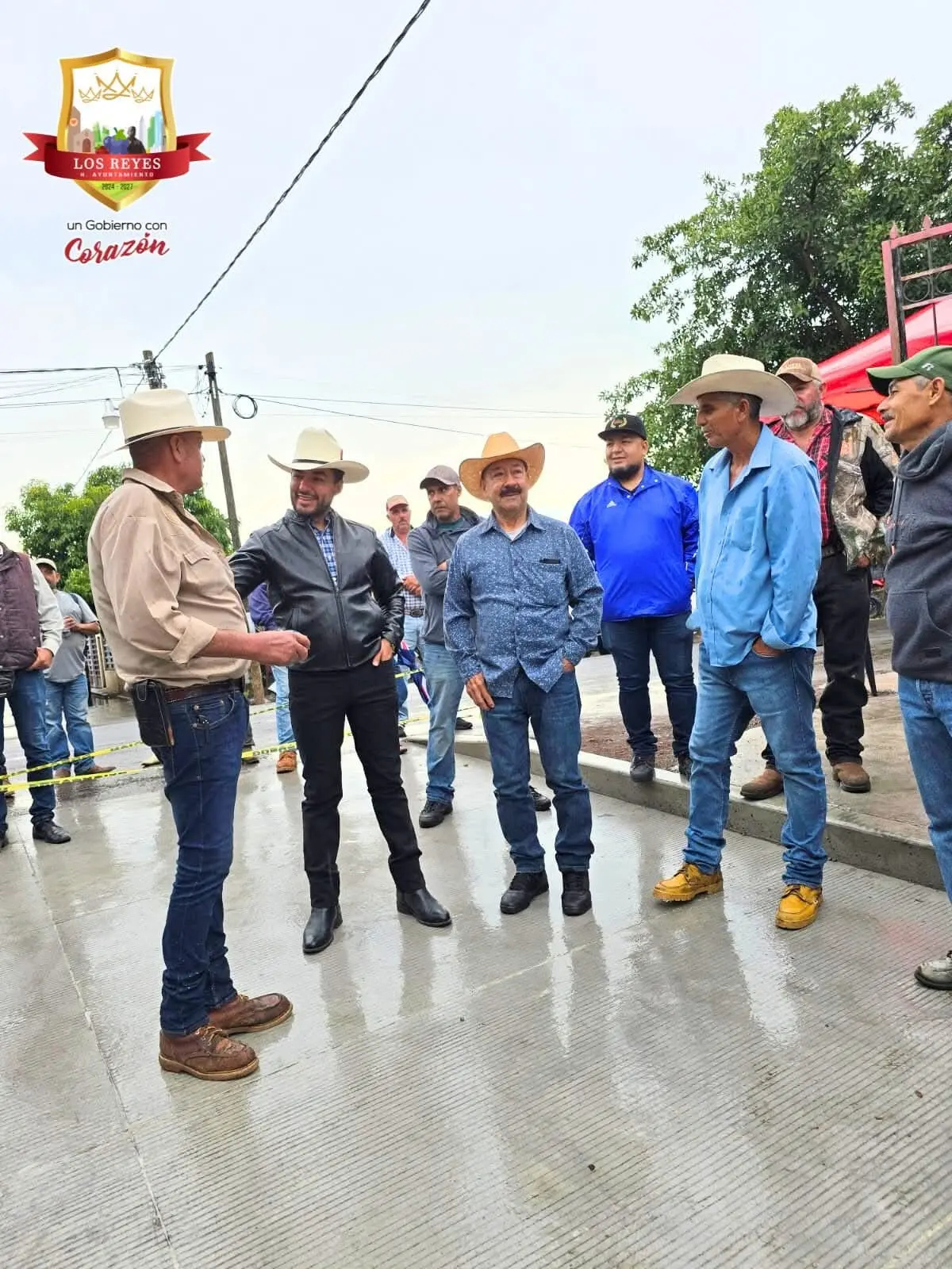 Supervisa Humberto Jiménez avances de obra en Los Palillos