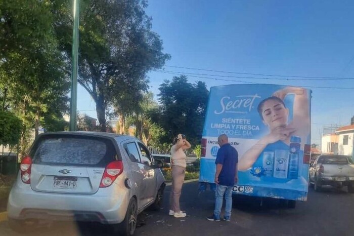 Tarde de accidentes vehiculares en Morelia: uno de ellos fue una carambola