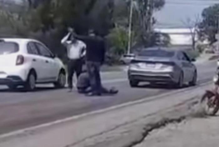 Tarímbaro: motociclista lesionado en accidente carretero