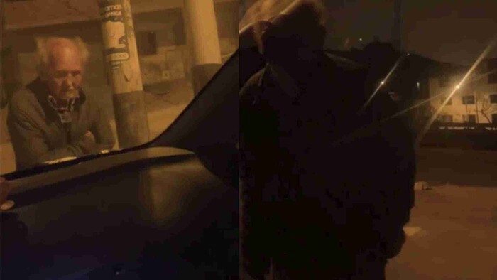 Taxista capta a abuelito que supuestamente murió hace un año