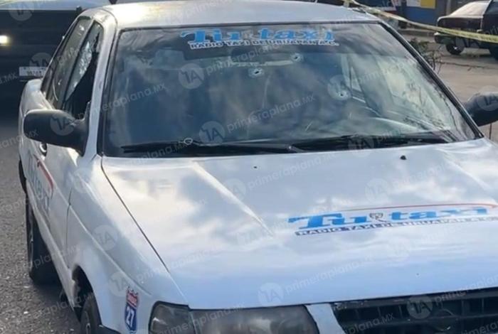 Taxista sobrevive de mil4gro tras disp4ro en la cabeza, en Uruapan