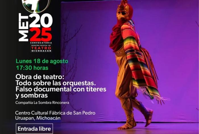 ¿Te gusta el teatro? Llega a Morelia y Uruapan la muestra estatal; estas son las fechas
