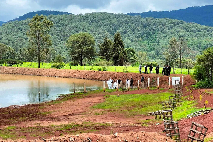 Tenía al menos 5 balazos, el cadáver hallado dentro de la laguna de San José de las Torres, en  Morelia