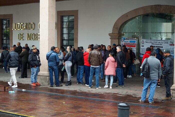 Toma CNTE en Michoacán CAM, en Morelia