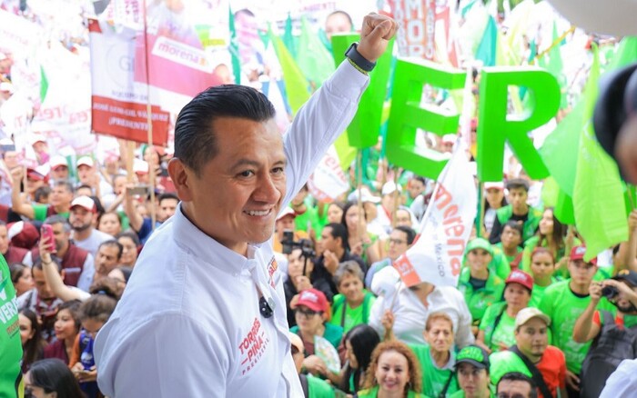 Torres Piña cierra campaña ante más de 10 mil personas en la colonia Solidaridad