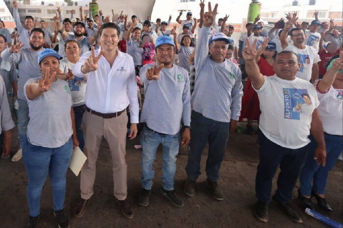 Trabajadores de residuos sólidos respaldan resultados de Alfonso Martínez