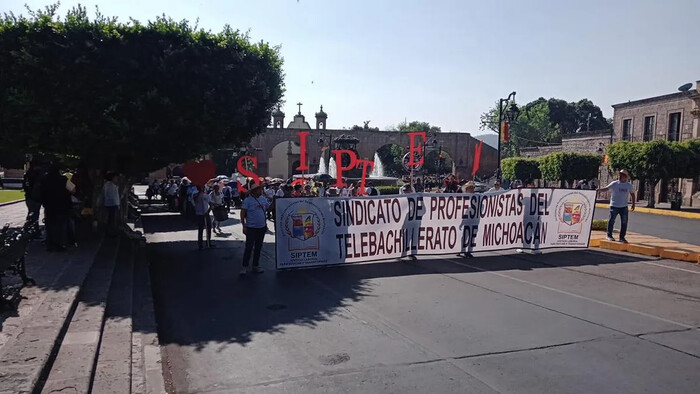 Trabajadores del Telebachillerato señalan a Cristina Portillo por incumplir la Ley y no homologar salarios