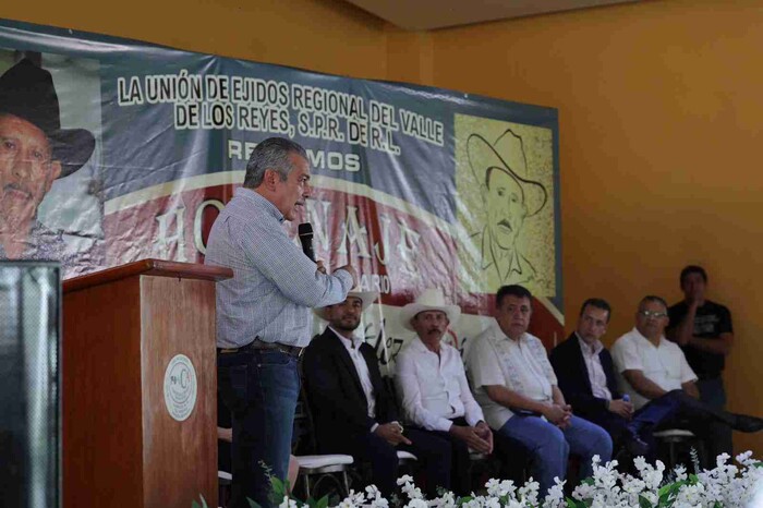 Trabajará Raúl Morón con ejidatarios por la transformación de Michoacán