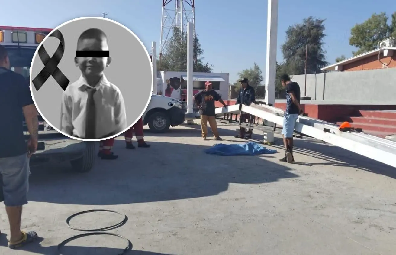 Tragedia en Coahuila: Muere niño de 6 años al caerle una estructura metálica en una escuela primaria 