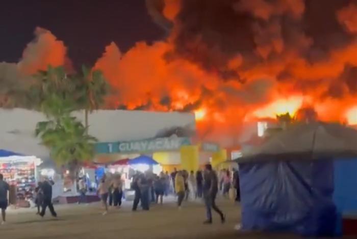 Tragedia en Tabasco: Mueren cinco personas por devastador incendio en el recinto ferial