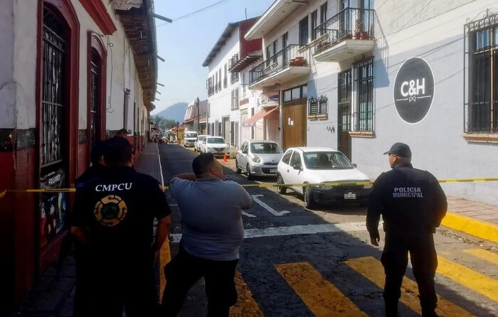 Trágico asesinato a balazos en el centro de Uruapan