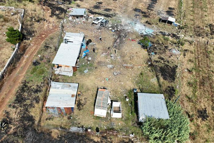 Tras explosión en Morelia, SSP destruye 8 kilos de pólvora pirotécnica en Morelia