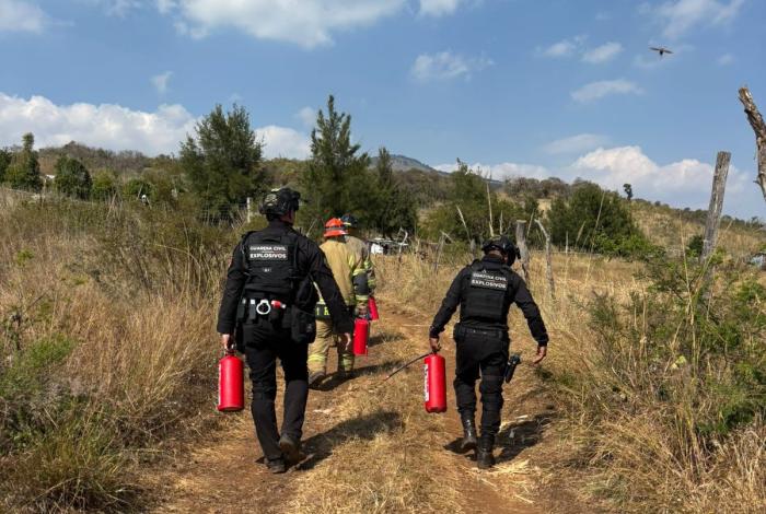 Tras explosión en Morelia, SSP destruye 8 kilos de pólvora pirotécnica en Morelia