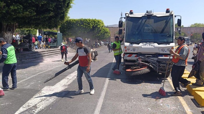 Tras inicio del Carnaval del Torito de Petate, se retiran más de 3 toneladas de basura: SLyT