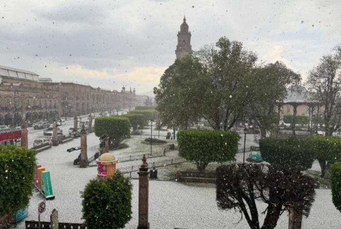 Tras lluvia con granizo, no se reportan afectaciones: Protección Civil
