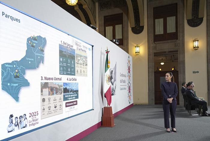 Tren Maya, hoteles Mundo Maya, AIFA, Mexicana y Aeropuerto de Tulum son rentables: Sheinbaum