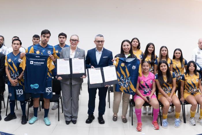 UMSNH y Caja Morelia Valladolid cierran convenio en beneficio del deporte; se destaca compromiso social de ambas instancias
