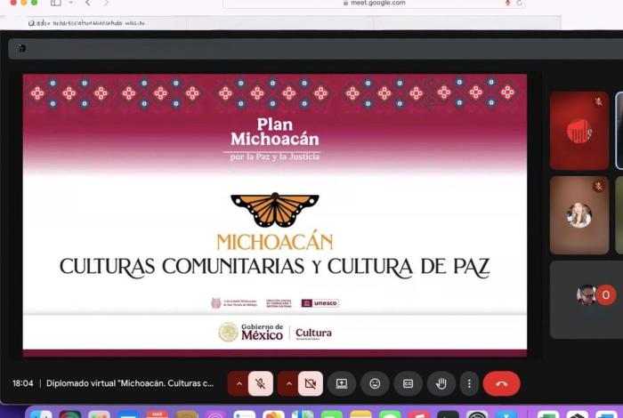 UMSNH y Secretaría de Cultura del Gobierno de México arrancan Diplomado “Michoacán. Culturas comunitarias y cultura de paz”
