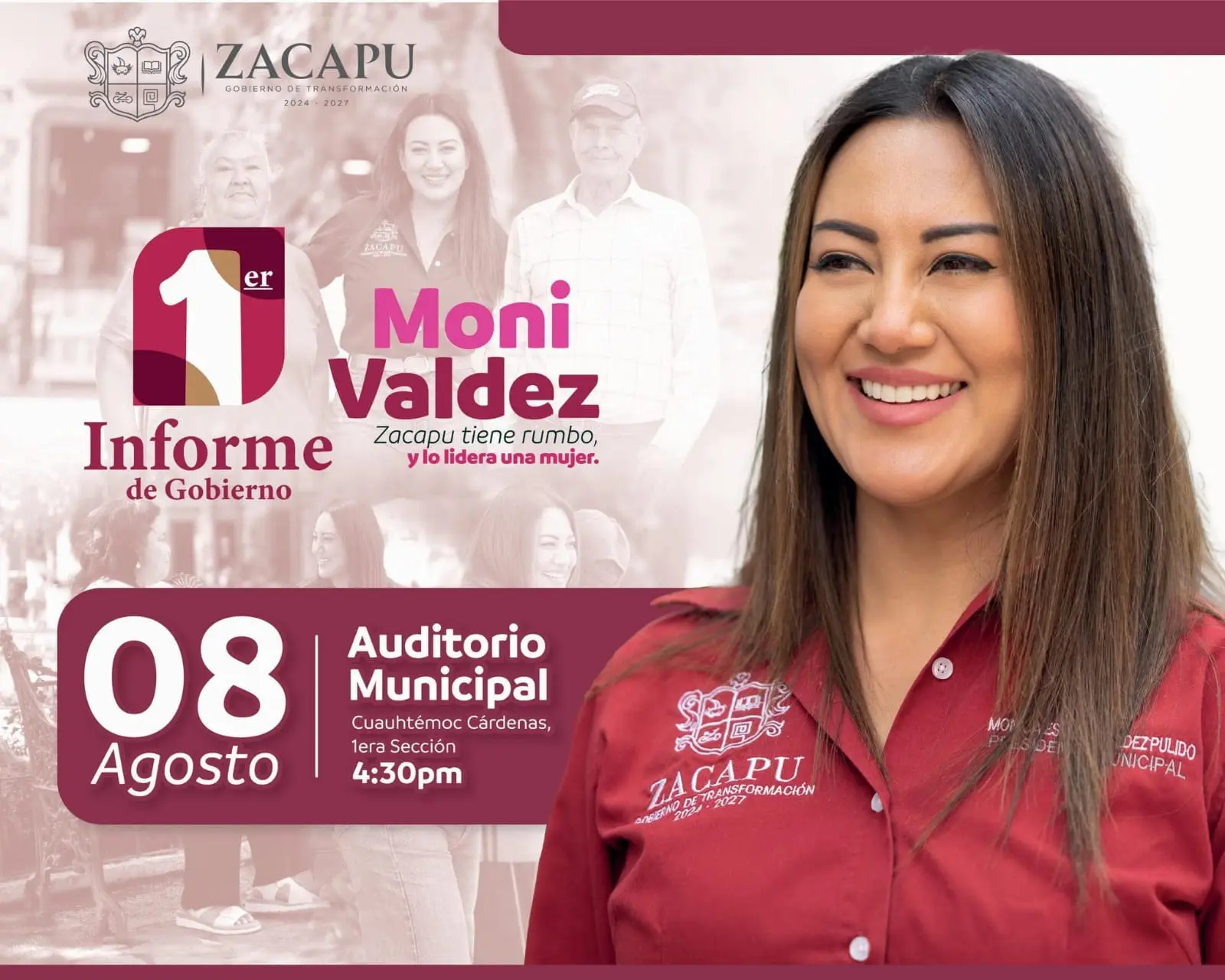 Un año histórico para Zacapu con liderazgo y transformación, Mónica Valdez rendirá informe próximo viernes