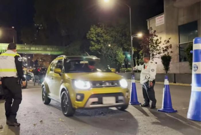 Un control de alcoholímetro en CDMX destapó un secuestro en proceso