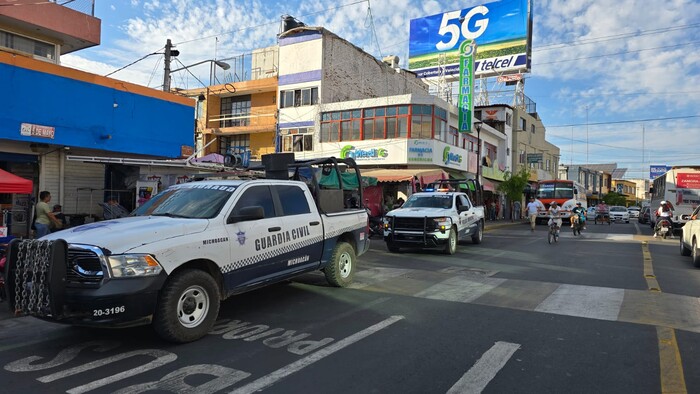 Un herido tras otra agresión a balazos en el Mercado Hidalgo, Zamora