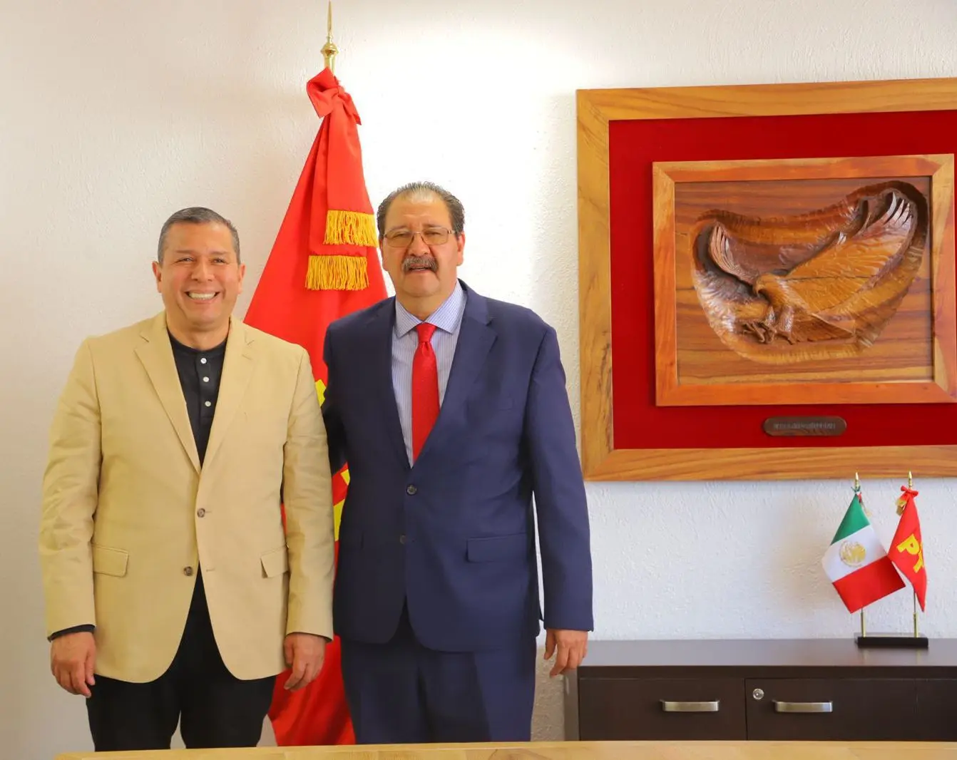 Unidad, organización y trabajo por Morelia y Michoacán, coinciden Juan Carlos Barragán y Reginaldo Sandoval