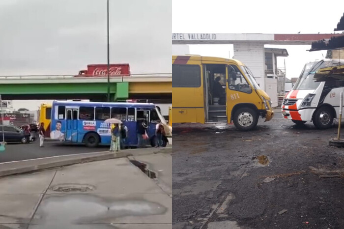 Urbanos de salida a Quiroga se van a paro y se movilizan en varios puntos