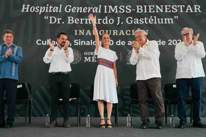 VAMOS A SEGUIR APOYANDO A LOS HOMBRES Y MUJERES DE SINALOA: CLAUDIA SHEINBAUM