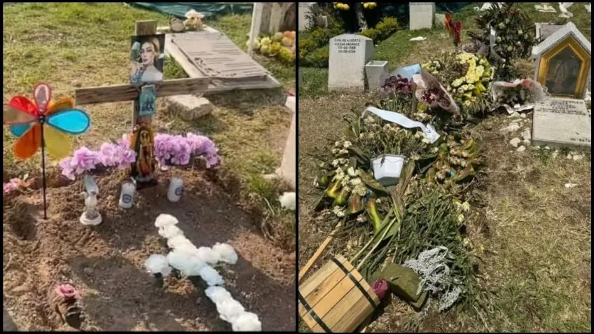 Vandalizan tumba de Valeria Márquez, influencer asesinada en su estética