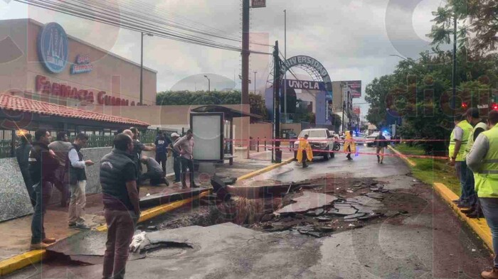 Varias inundaciones y presencia de socavones dejó la lluvia de este jueves: PC Morelia