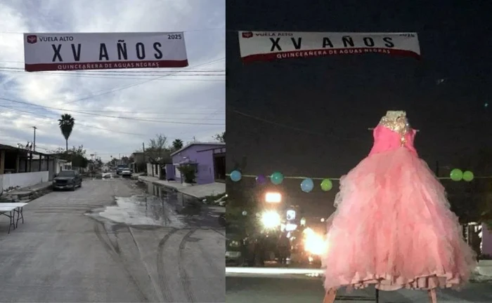 Vecinos de Reynosa celebran XV años de una fuga de aguas negras