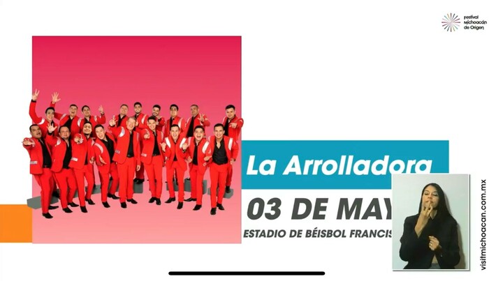 Vendrán JNS, la Arrolladora, Sonora Dinamita e Intocable al Festival de Origen