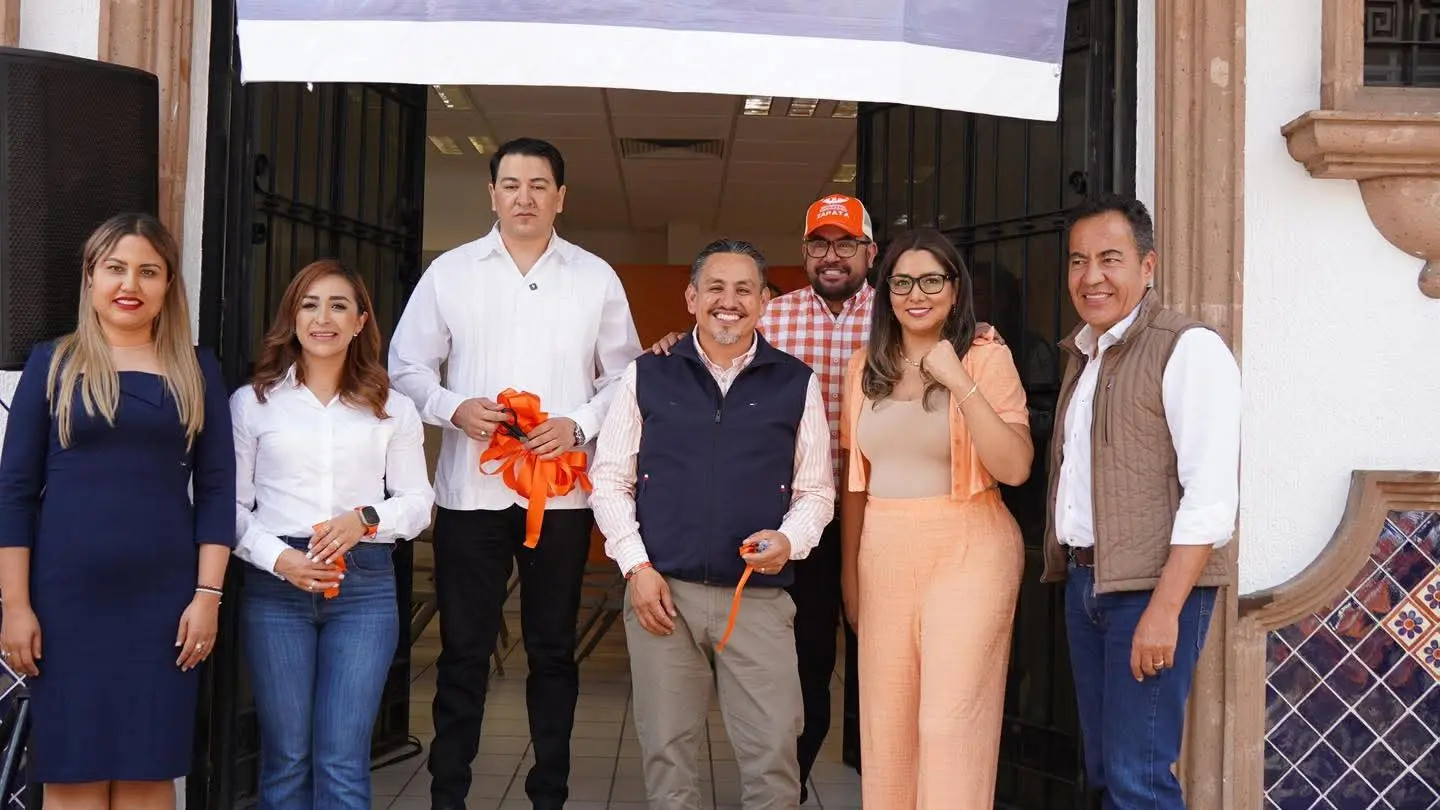 Víctor Manríquez inaugura Casa Naranja en Jacona, MC se consolida como la alternativa que está del lado de la gente