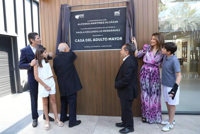 #Video | Alfonso Martínez y Paola Delgadillo inauguran la Casa del Adulto Mayor