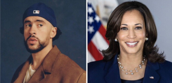 #Video | Bad Bunny muestra apoyo a Kamala Harris