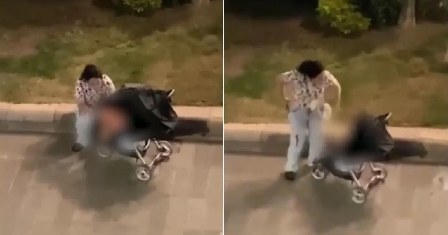 Video: Captan a mujer golpeando a bebé de dos años en San luis Potosí