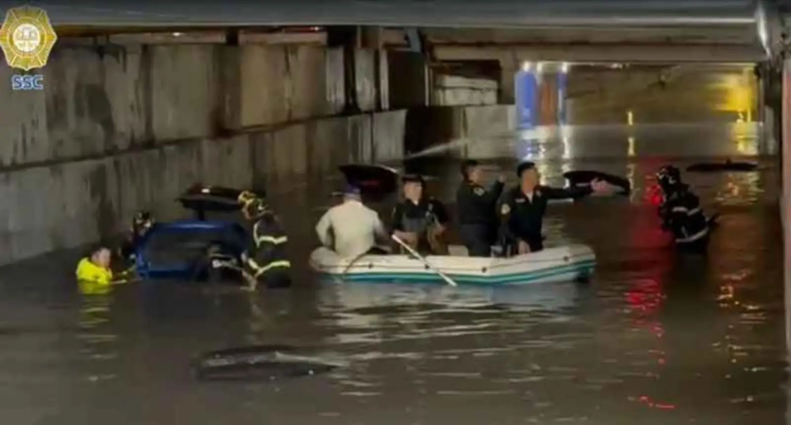 #Video: Colapso en CDMX gracias a la lluvias